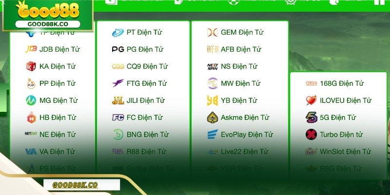 Nổ hũ Good88 được thiết kế với giao diện trực quan và dễ theo dõi